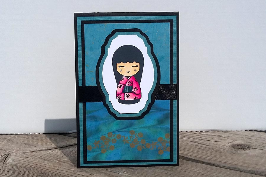 Card - Chinese Doll