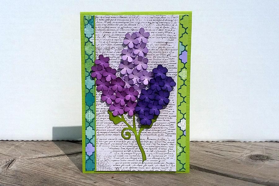 Card - Bunch of Lilacs