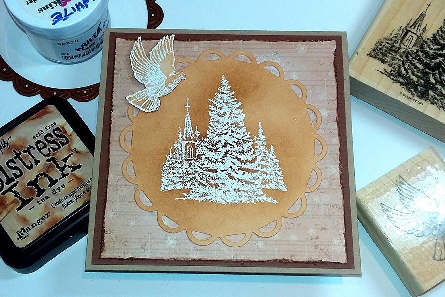 Christmas Card - Winter Church