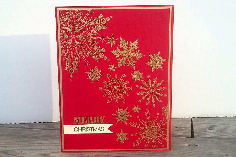 Red & Gold Snowflakes