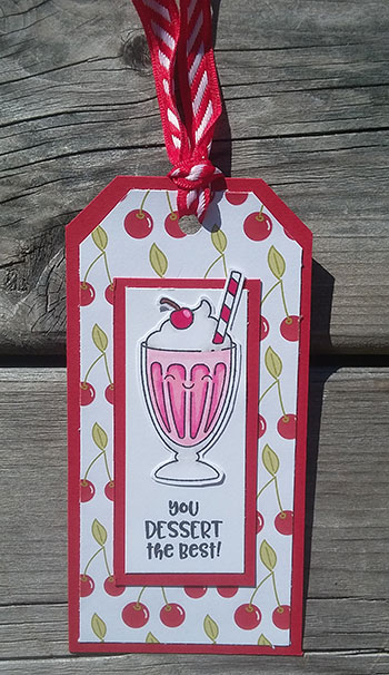 Milkshake bookmark