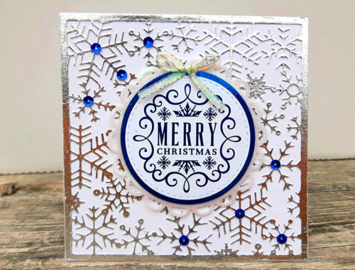 Silver Sparkly Snowflakes