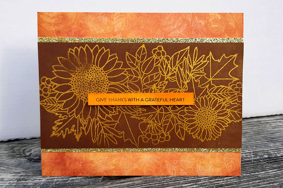 Fall Colours Gratitude Card