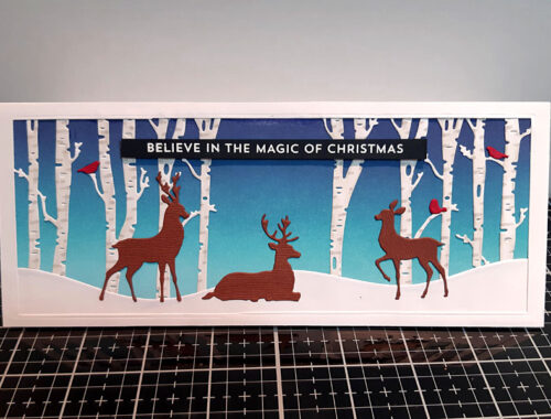 Deer in the Forest - Christmas Card