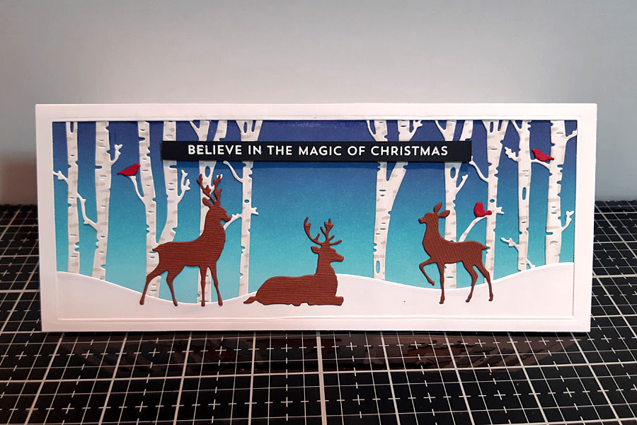Deer in the Forest - Christmas Card