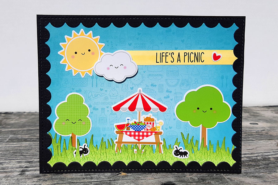 Life's a Picnic - Doodlebug Bar-B-Cute Card