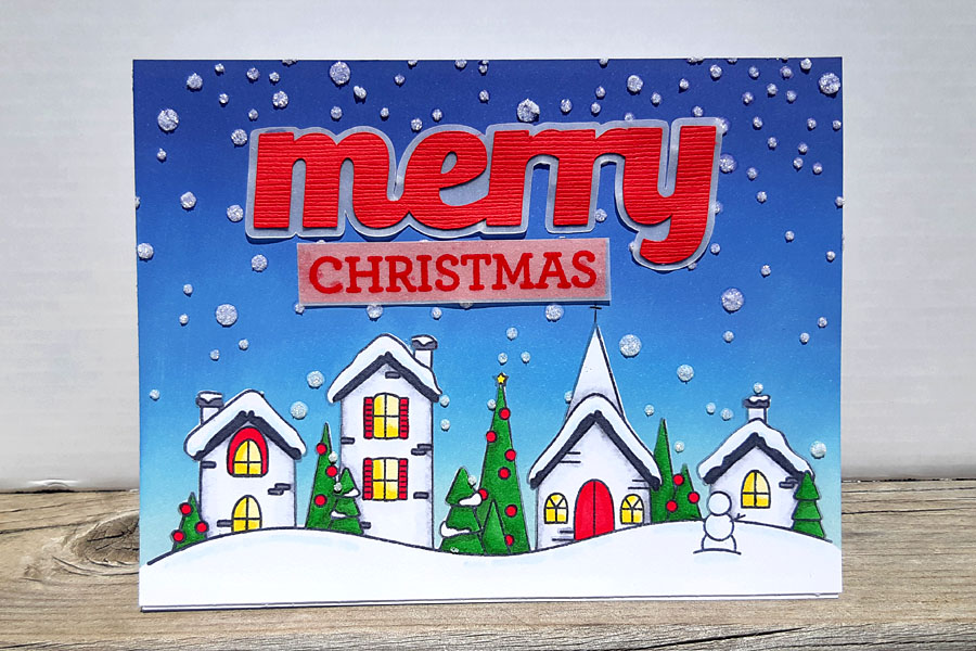 A Peaceful, Quiet Christmas Scene