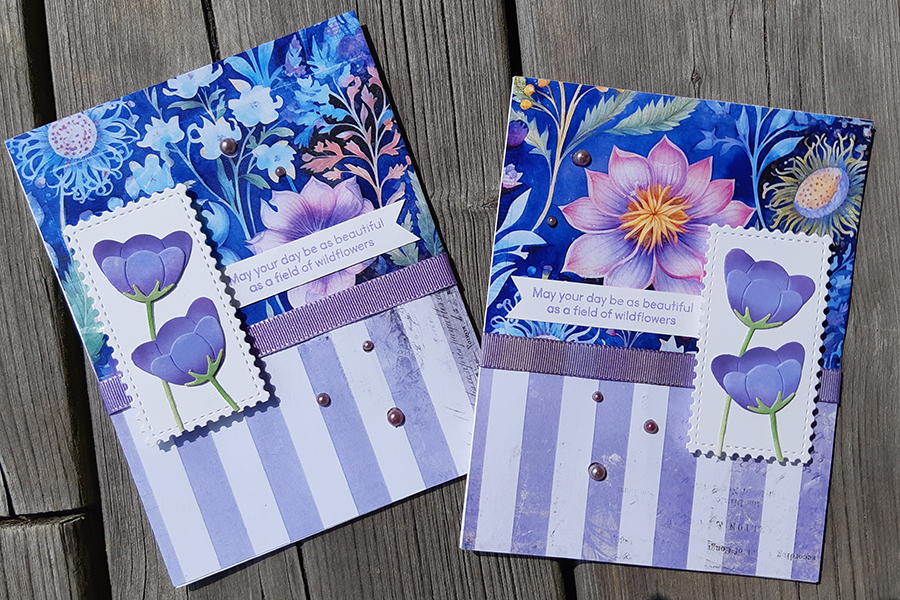 Purple Buttercup Cards