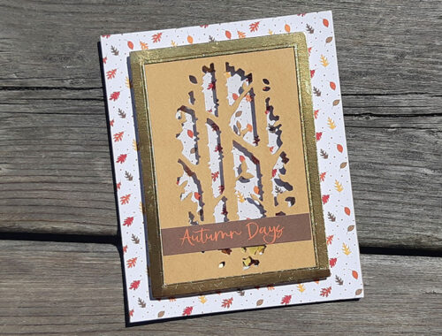 Autumn Shaker Card