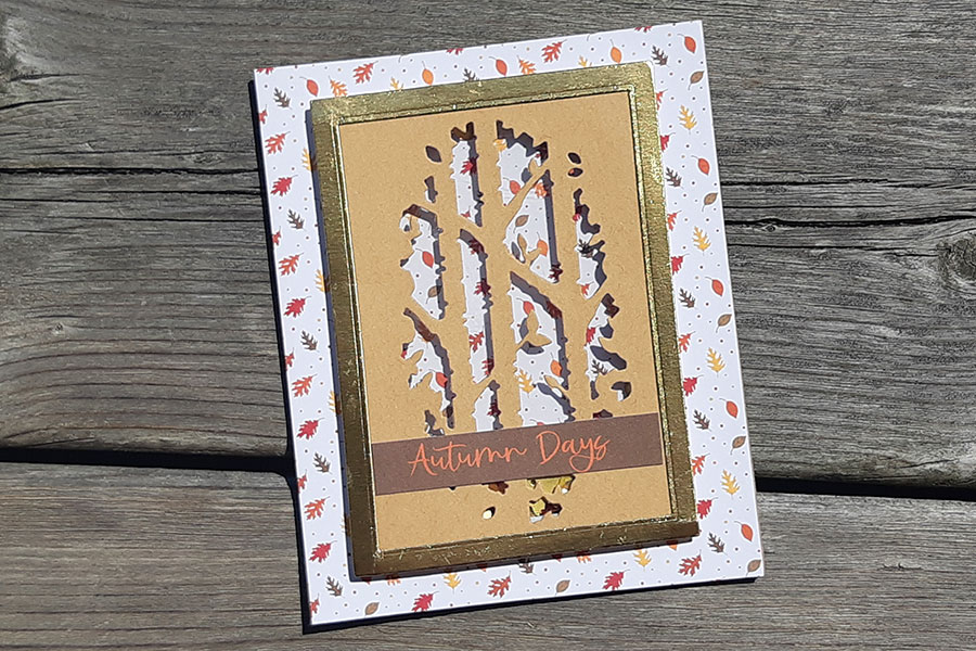 Autumn Shaker Card