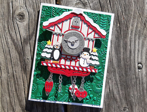 Christmas Cuckoo Clock Card