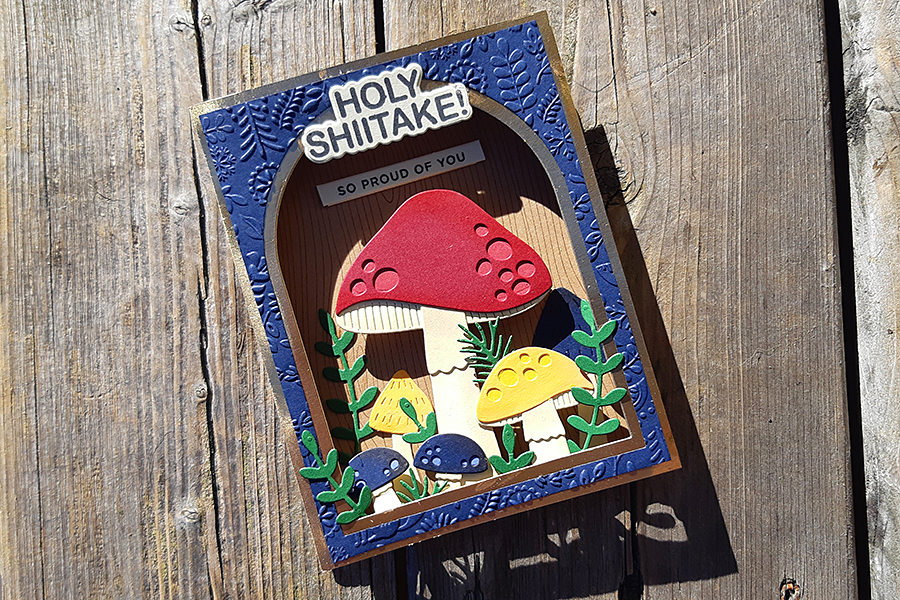 Holy Shitake - So Proud of You - fun pop-up card